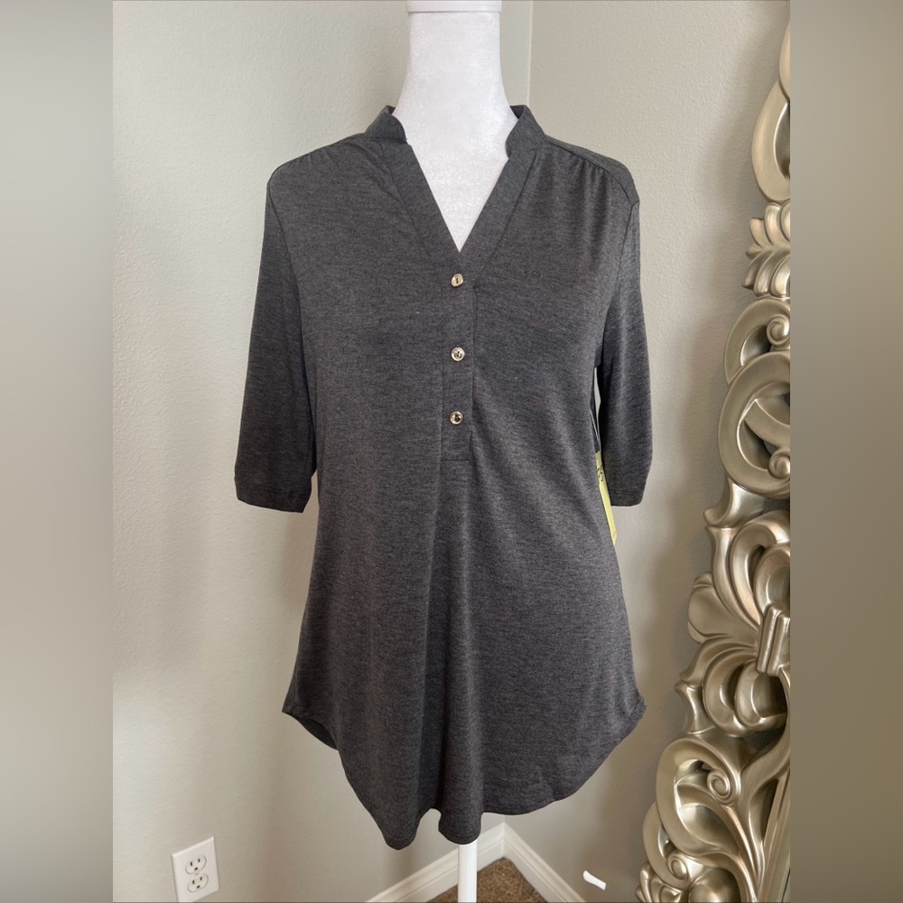 NWT - Charcoal Gray Women's Top